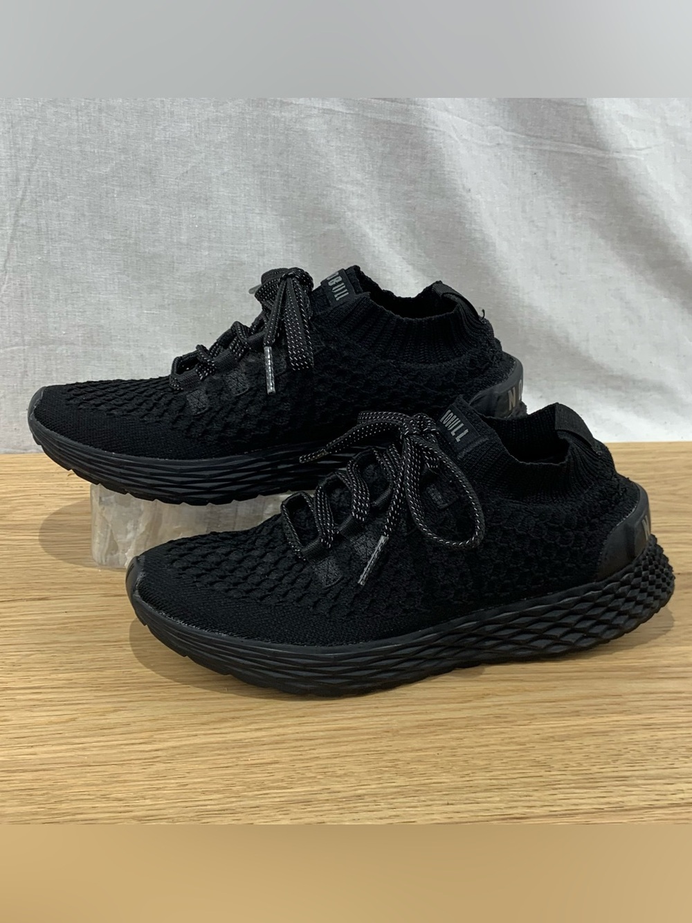 NOBULL Allday Knit Women’s a Size 7 Triple Black Athletic Cross Training Shoes